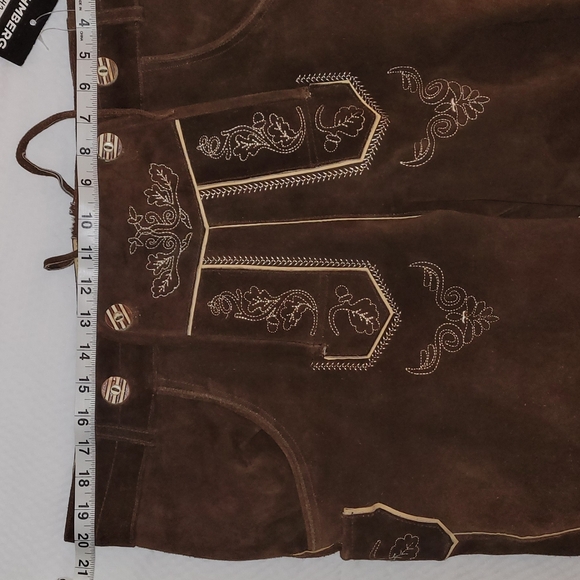 Authentic from Germany Mens Leath Lederhosen I believe this would be a 38 waist. - Picture 6 of 7